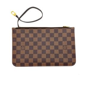 LOUIS VUITTON Damier Ebene Neverfull MM GM Pochette.